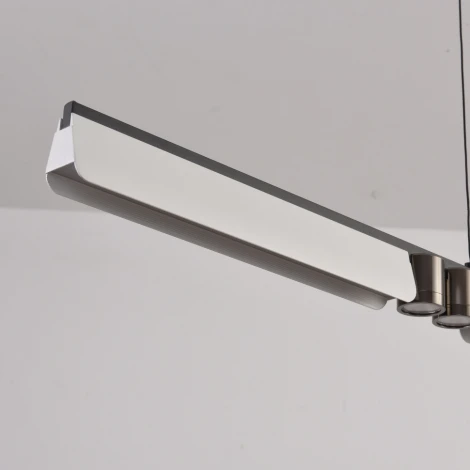 Подвесной светильник iLedex Vision 9309D-1200-2 WH+BK (220V, на проводе)