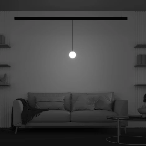 Трековый подвесной светильник Luna Exility 4000K 5Вт 360° LED (магнитный) Maytoni Technical TR039-2-5W4K (48V, шар)