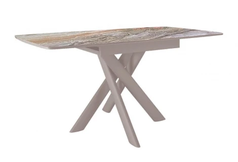 Стол DikLine DKB110, Керамика Venetian Brown Light глянец, опоры капучино 00-00086209