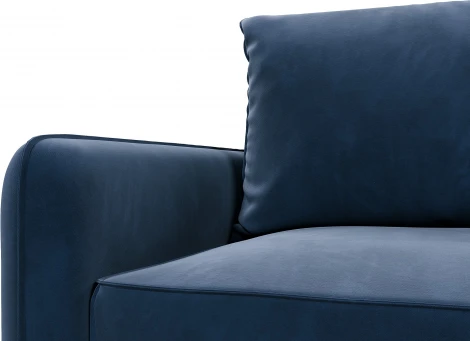 ПОРТЛЕНД Диван угловой синий D1 furniture арт.AAA41670005