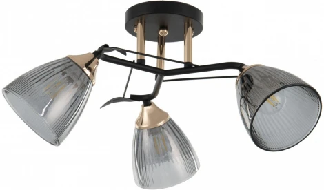 Потолочная люстра на штанге Arte Milano AMALFI 322610/3 BK+FG (220V)