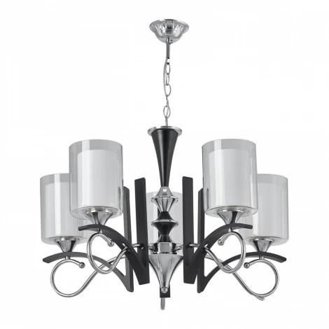Подвесная люстра Arte Milano Florentia-9167 309167/5 Bk/Ni (220V, на цепи)