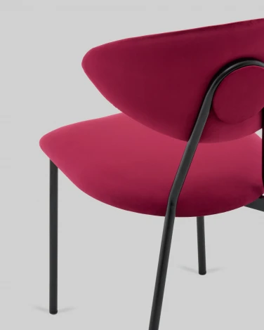 Стул обеденный Квинси велюр винный Stool Group арт.УТ000041640