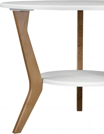 Стол журнальный BeautyStyle 13 белый/бук от фабрики Mebelik