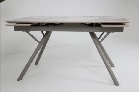 Стол ЛИБЕРТИ 180 цвет ПАНДОРА (Pandora), керамика / Латте каркас M-City 64408