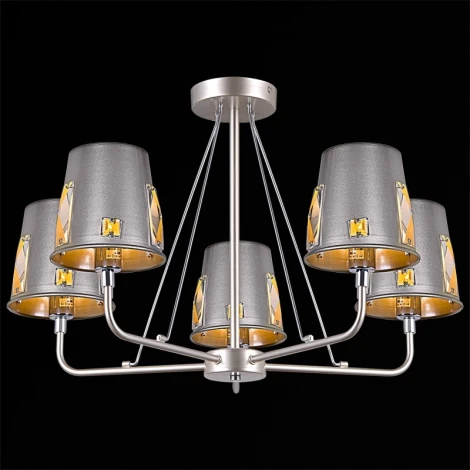 Потолочная люстра на штанге ILLUMICO IL9407-5PSQ-29 CHS CR (220V)