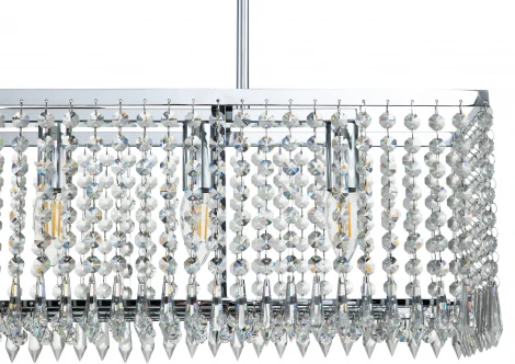 Люстра потолочная на штанге Sfarzo V000280 (12005/5RL Chrome) (220V)