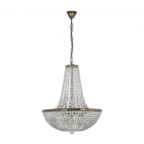 Подвесная люстра Arti Lampadari Todi E 1.5.50.100 G (220V, хрусталь, на цепи)