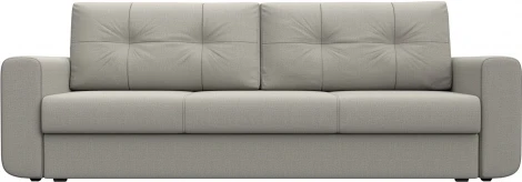 Диван прямой Лига-031 (Бежевый/Рогожка) Лига Диванов арт.122654