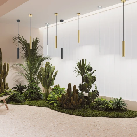 Подвесной светильник Maytoni Pro Focus MOD161PL-01B1 (220V, на проводе, круглые)