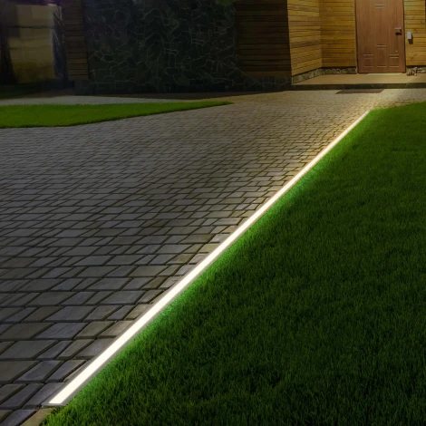 Встраиваемый линейный светильник уличный LED ART-LUMILINE-3351-1000-24W Warm3000 (SL, 120 deg, 24V) (Arlight, IP67 Металл) 027994(2)