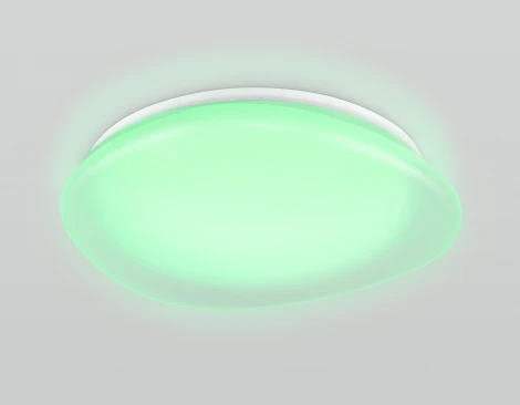 Потолочный светодиодный светильник с пультом управления Ambrella Orbital FZ1610 FR матовый IP20 40W 3000-6500K+RGB