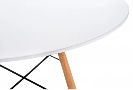 Стол Woodville Table 90 white / wood 15364