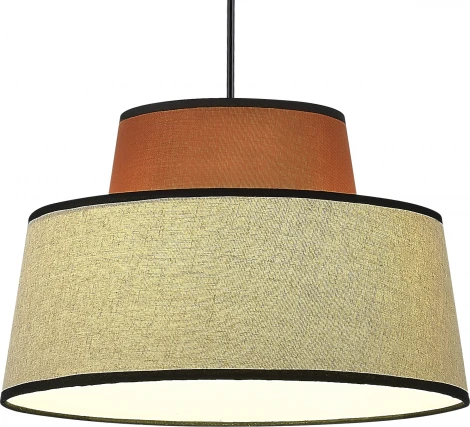 Подвесной светильник ST Luce Jackie SL1354.423.01 Черный/Кирпичный,Бежевый, Черный E27 1*40W
