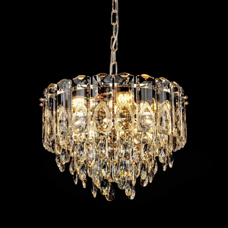 Подвесная люстра хрустальная Modelux MODELUX ML.7220.400 GD