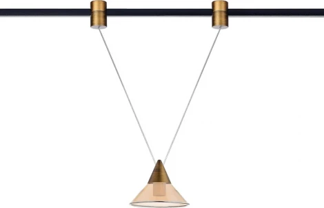 Трековый светодиодный светильник для магнитной модульной системы 5Вт Donolux Tringlas DL20234M5W1S2 Black Bronze