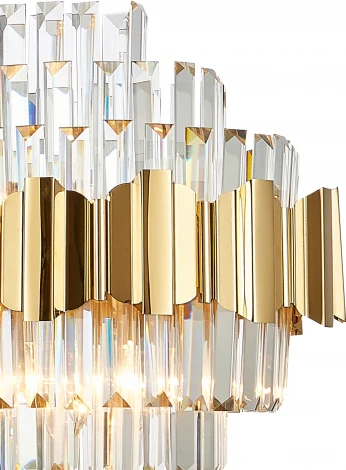 Подвесная люстра Natali Kovaltseva Ruby 81442/12C GOLD