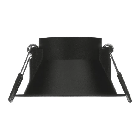 Встраиваемый светильник под лампу MR11 с цоколем GU10 черный Wolta Acento WDL-MR11/03BL-R