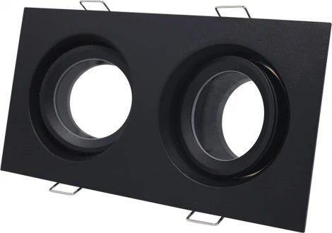 Встраиваемый светильник ST Luce ST255.428.02 Черный GU10 2*50W IP65 (220V)