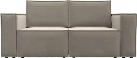 Диван прямой Куба мини (Бежевый/Микровельвет) Лига Диванов арт.121877