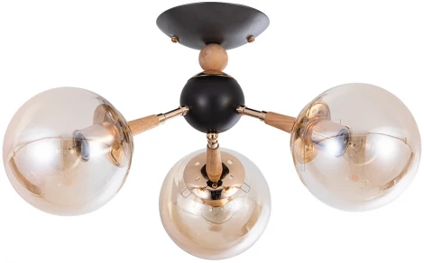 Потолочная люстра Arte Lamp Boston A4485PL-3BK (220V, шарики)