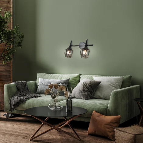 Спот Escada Gale 1120/2A 2x40Вт E14, металл, чёрный (220V)