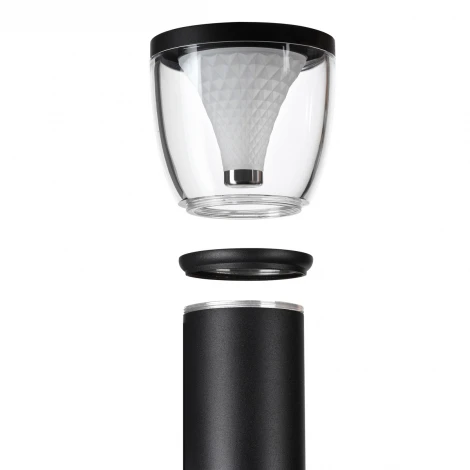 Наземный уличный светильник Novotech Haut 371072 черный IP54 GU10 12W 220V