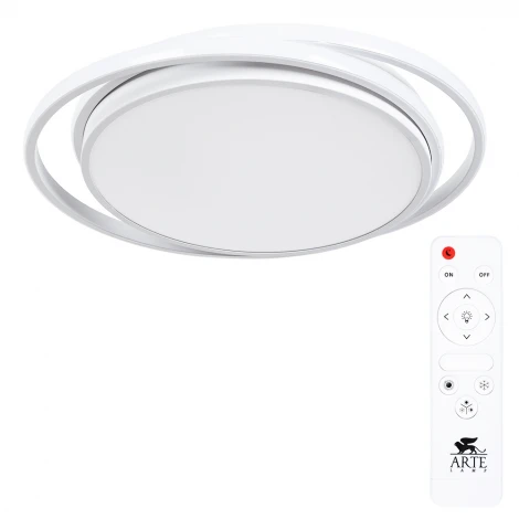 Потолочный светильник круглый Arte Lamp Sonny  A2688PL-1WH (регулировка яркости, LED, 220V, пульт управления, круглые)
