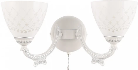 Бра с выключателем Arte Milano AM343837 343837/2W WT+SL (220V)