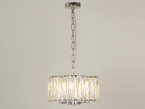 Подвесная люстра хрустальная Newport 10120 10124/C (220V, на цепи, круглые)