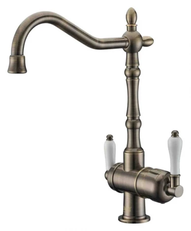 Смеситель Zorg Clean Water ZR 326 YF antique для кухонной мойки