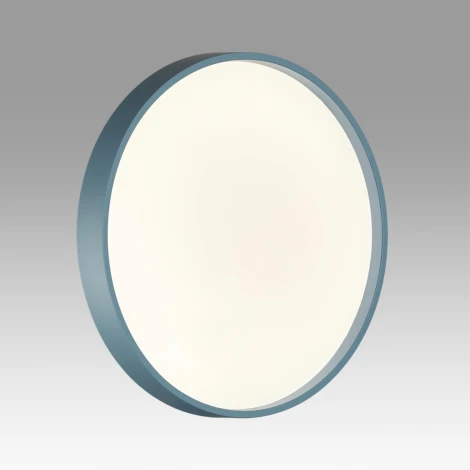 Настенно-потолочный светильник светодиодный Sonex Mavic 7745/CL COLOR SN пластик/белый/синий LED 30Вт 4000К D330 IP43 (220V, круглые)