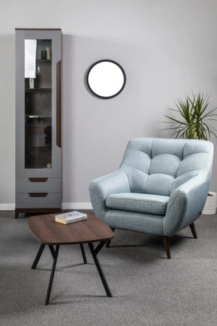 Стол журнальный R-Home Flora Q Гладстоун Табак