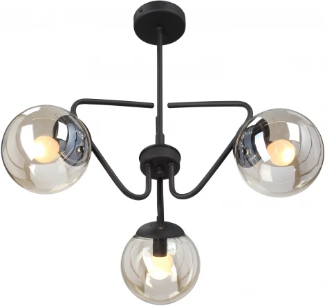 Потолочная люстра на штанге Vitaluce V4715-1/3PL (220V, шарики)