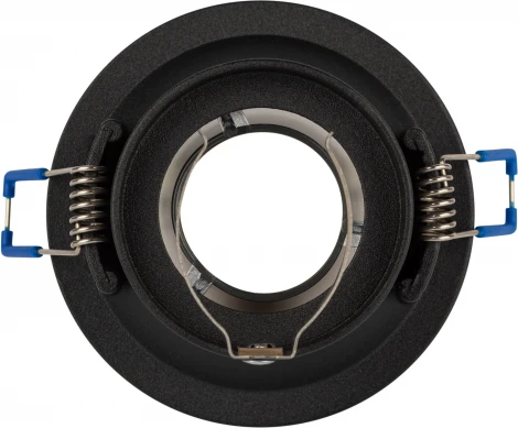 Встраиваемый точечный светильник ЭРА KL103 BK/GD (12V, круглые)