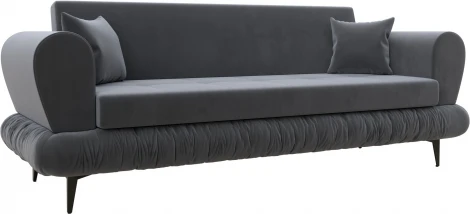 Диван-книжка Лига-045 (Серый/Велюр) Лига Диванов арт.122328