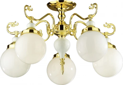 Потолочная люстра N-Light 145 145-05-33 золото