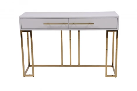 Стол-консоль IST-CASA Альма МС9005-120W, 120х40х78 см, белый глянцевый