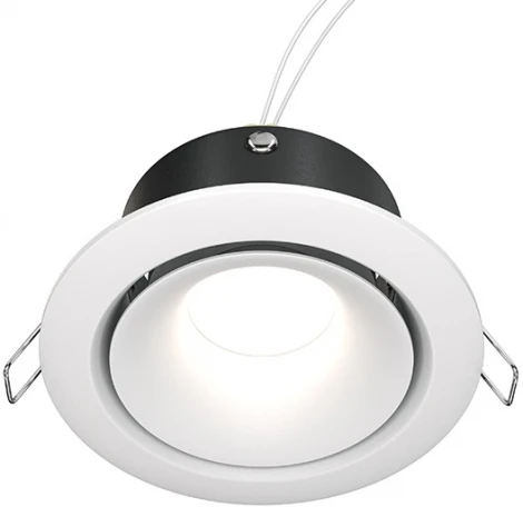 Встраиваемый светильник Yin GU10 1x50Вт Maytoni Technical DL030-2-01W (220V)