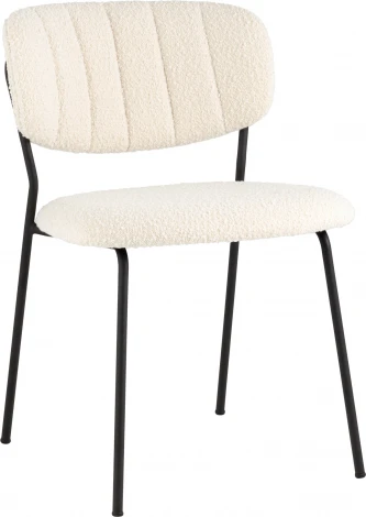 Стул Stool Group Кэрол без подлокотников букле белый