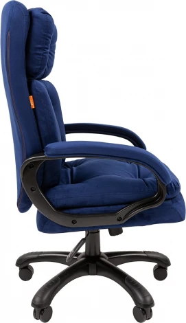 Компьютерное кресло CHAIRMAN 442 ткань (Пластик,Велюр/Синий)