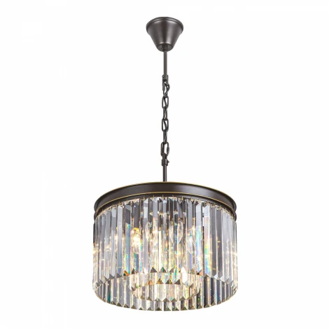 Подвесная люстра Citilux Мартин CL332081 (220V, хрусталь, на цепи, круглые)