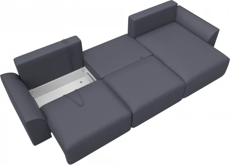 Диван угловой Лига-048 НПБ лонг Лига Диванов (Экокожа) арт.128498