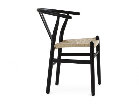 Комплект стульев Monk stick 2 шт. ОГОГО Обстановочка! 966349 (Массив,Дерево/Бежевый,Черный)