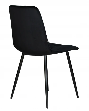 Стул обеденный CHILLY (Черный Holland 75, основание черное)