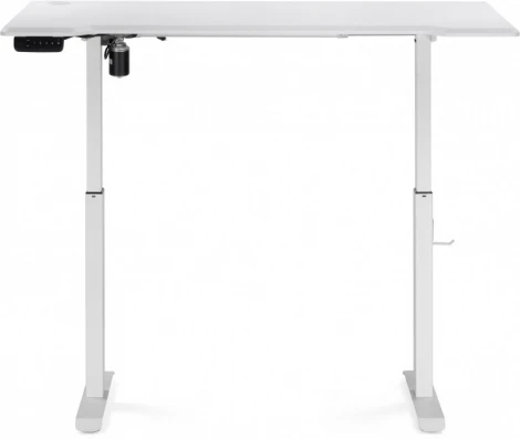 Компьютерный стол Маркос с механизмом подъема 140 (Маркос с механизмом подъема 140х80х75 белый / шагрень белая) Notta арт.578485