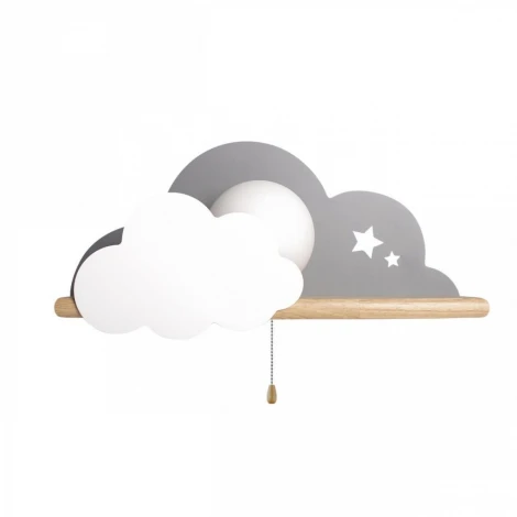 Настенный светильник Loft It Axel 10134 Grey (для детской, 220V, выключатель, шар)