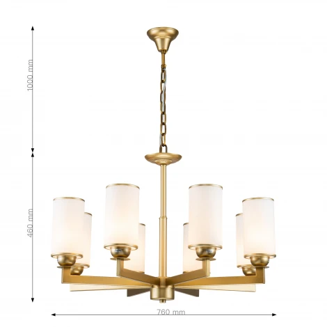 Подвесная люстра Favourite Sollemnis 2621-8P (220V, на цепи)