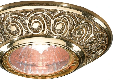 Встраиваемый точечный светильник Reccagni Angelo 7102 SP ORO (220V)