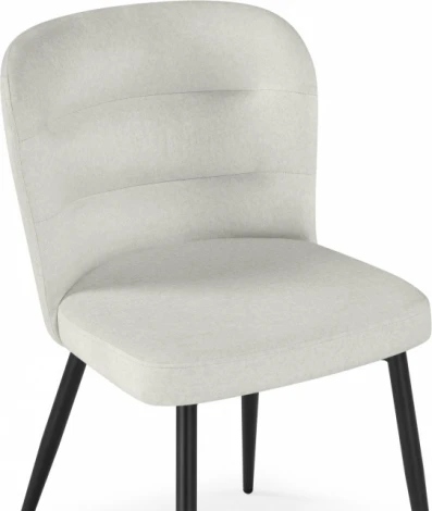 Стул на металлокаркасе Woodville Kilian light beige / black арт.15845